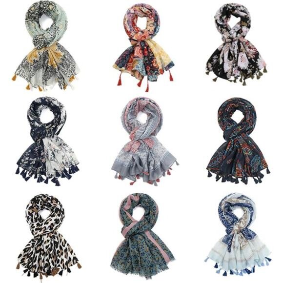 Boho Scarf Lightweight Fashion Leopard - Picture 5 of 5